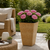 Brown Rattan Effect Tall Planter (45cm)