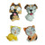 Animal Solar eyes Ornaments 4 Asso (11cm)