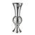 Silver Honeycomb Glass Vase (45cm)