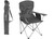 Summit Quebec Slate Grey Canvas Folding Chair
