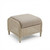 5 Piece Beige Recliner Outdoor Rattan Chair & Table Set