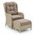 5 Piece Beige Recliner Outdoor Rattan Chair & Table Set