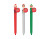 Multi-Colour Festive Pen (Assorted Designs)