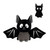 Black Keeleco Bat (20cm)