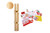 50 Gold Ribbed Christmas Crackers (11 Inch)