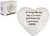 Glazed Memorial In Loving Memory Heart Plaque