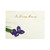 Purple Iris In Loving Memory Florist Card (Pack of 6)