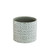 Grey/White Patterned Ceramic Pot (10.5cm)
