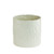 Cream Gloss Vertical Spots Pot (12cm)