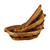 Natural Brown Woven Willow Hamper Baskets (Set of 3)