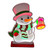 Snowman with Bell LED Infinity Light (75cm)