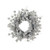 White & Silver Snowy Conifer & Pine Cone Flocked Twig Wreath (60cm)
