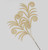 Champagne Glittered Peacock Fern Spray Pick (68cm)