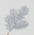 Silver Glitter 4 Branch Spray (74cm)