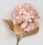 Pink Glitter Hydrangea Spray with Leaves (64cm)