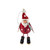 Red Santa with Tree Hanging Decoration (12cm)