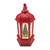 Red Christmas Tree Lantern Snow Globe (14cm)