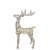  Wire Reindeer with Warm White LED Flashing Lights (80cm)