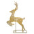 Shiny Gold Reindeer Warm White LED Flashing Lights (337cm)