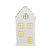 White Christmas Ceramic House Ornament (15cm)