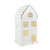 White Christmas Ceramic House Ornament (15cm)