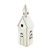 White Stoneware Church Ornament (23cm)
