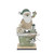 Sage Green Wooden Santa Chimney Ornament (18cm)