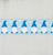 Blue Repeating Gonk Christmas Ribbon