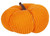 Orange Fabric Pumpkin (12cm)