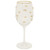Gold Bow Madelaine Wine Glass