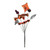 Black & Orange Halloween Faux Candy Pick (45cm)
