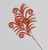 Red Twirly Peacock Fern Spray (68cm L)
