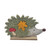 Hedgehog with Leaf & Toadstool Ornament Figure (15cm H)