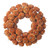 Orange Velvet Pumpkins Wreath (42cm Dia)