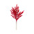 Red Flocked Pine Foliage Stem Pick (48cm)