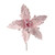 Baby Pink Poinsettia Pick with Pink Beaded Centre (48cm)