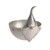 Silver Santa Head Metal Bowl (16cm)