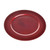 Red Metallic Charger Plate (33Cm)