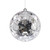 Silver Diamond Round Hanging Ornament (13cm)