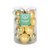 16 Pearlised Cream/Gold Baubles (8cm)