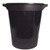 Black Flower Bucket With Handle