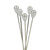 4cm Pear Shaped White Pearl Pins