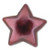 Self Adhesive Pearl Stars Burgundy