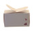 Ivory Rectangle Heart Favour Box x 5