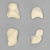 Carpal Bones, Set of Four Individual, Solid Foam Carpal Bones, Set of Four Individual, Solid Foam