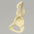 Hemi Pelvis with Defined Ischium and Pubis, Solid Foam