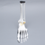 Foot and Ankle, Solid White Plastic, Left Foot and Ankle, Solid White Plastic, Left