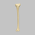 Tibia with 12.7 mm Canal, Solid Foam, Left, Large