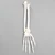 Hand and Wrist with Ligaments, Solid White Plastic Hand and Wrist with Ligaments, Solid White Plastic