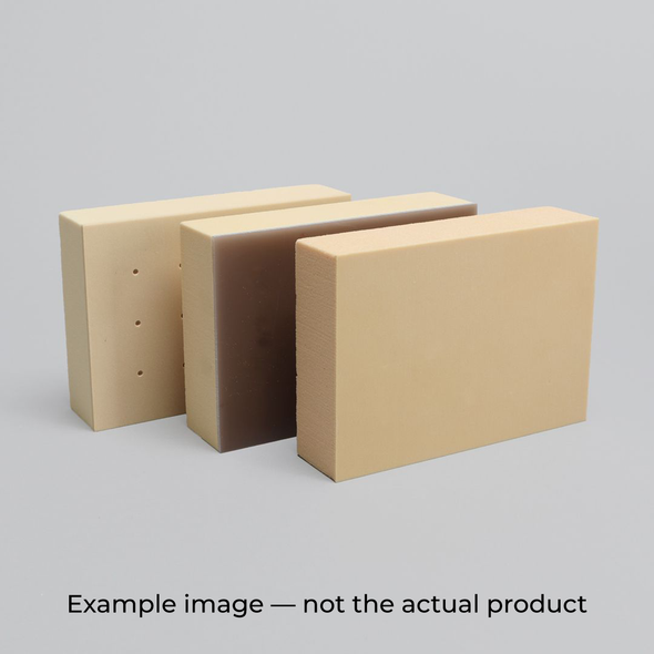 Block, Solid Foam, 15 PCF Laminated with 2 mm Solid Foam 40 PCF